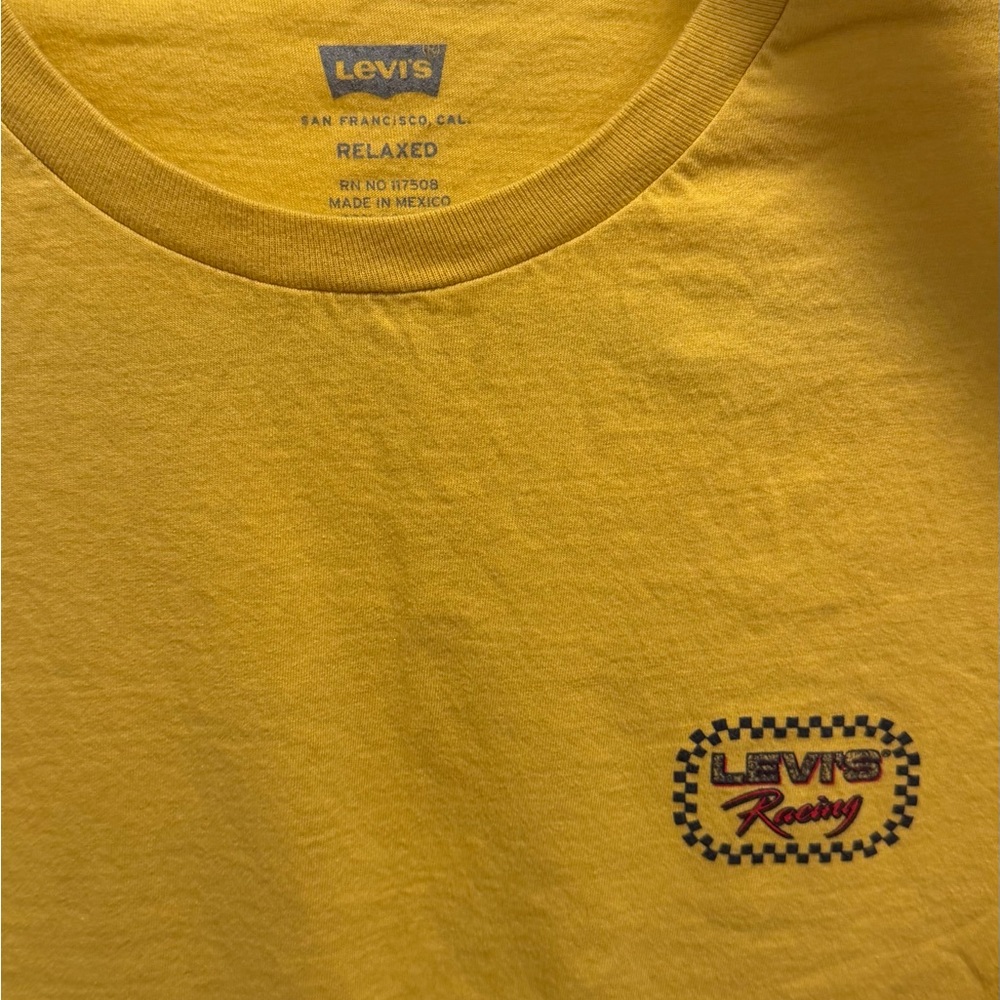 Levi's Yellow Racing Graphic Tee - Picture 2 of 5